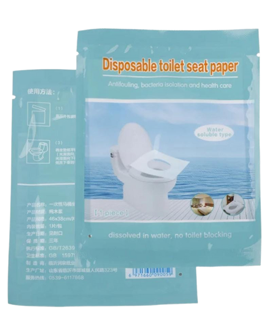 papier jetable pour siège de toilette 50 paquets